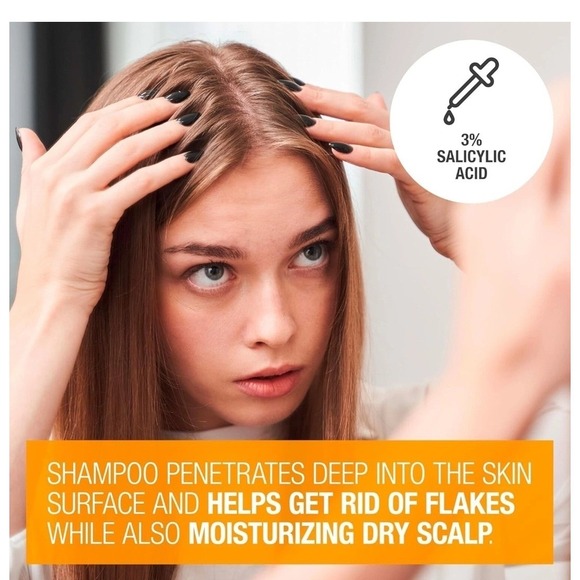 Neutrogena Scalp Therapy Anti-Dandruff Shampoo Extra Strength, with 3% Salicylic - Picture 4 of 8